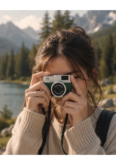 1080p Hd Mini Kamera Ips Ekranlı 4k Lens Destekli Taşınabilir Dijital Kamera