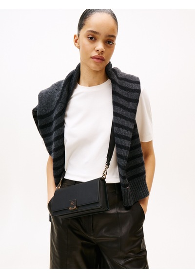 Tommy Hilfiger Th Her Mını Crossover Kadın Siyah Çanta - Aw0aw17949 Siyah