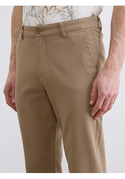 Lcw Vision Kahverengi Slim Fit Gabardin Erkek Pantolon