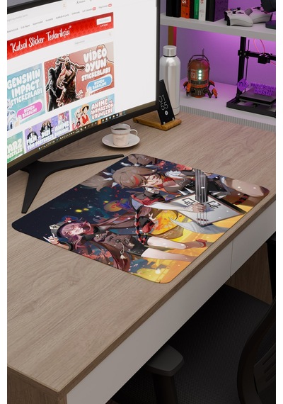 Xinyan Genshin Impact Anime Oyuncu V5 - 48x40 Xl Gaming Mouse Pad Fare Altlığı