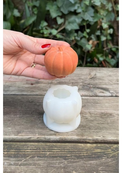 Pumpkin Orta Boy Mum Kalıbı Silikon Genel