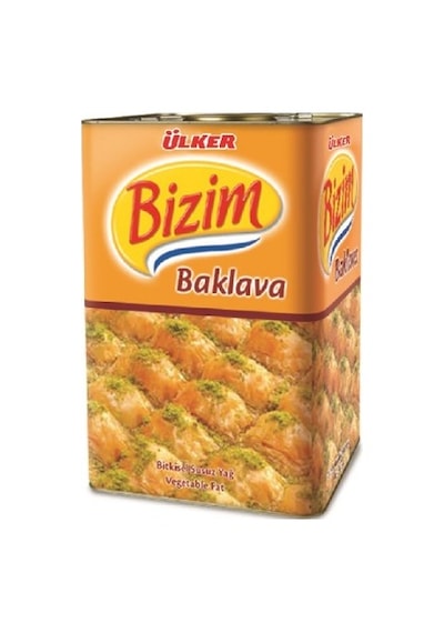 Ülker Bizim Baklava Bitkisel Susuz Yağ 18 L