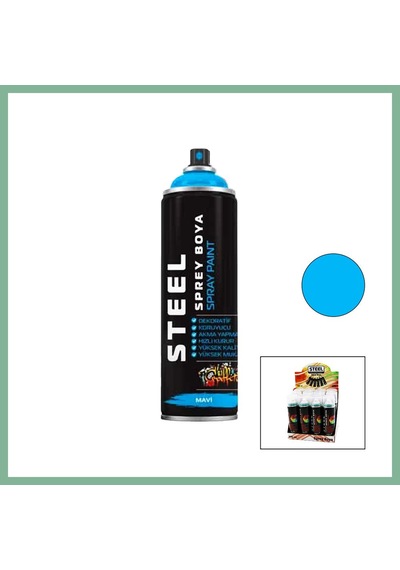 Bşkvirgo Steel Mavi Sprey Boya 200ml Bsk2026