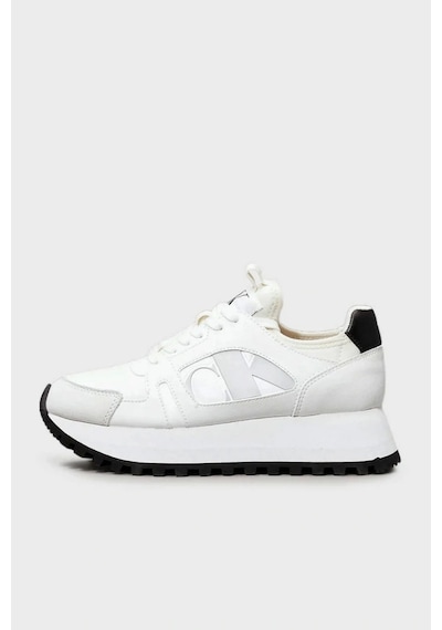 Calvin Klein Runner Low Laceup Mıx Nbs Siyah - Beyaz