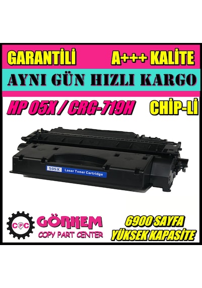 Canon Mf411Dw/Mf416Dw/Mf418X/Mf419X Toner (Crg-719H) (6900 Sayfa)