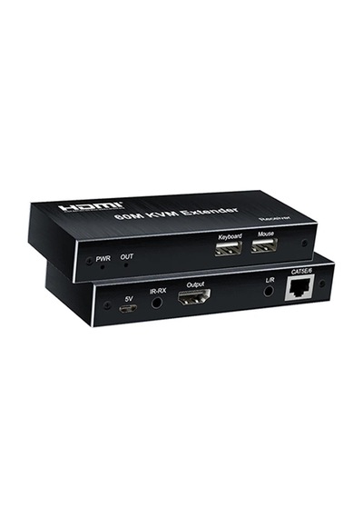Novacom Nvc-kvm60 4k 60 Metre Hdmı+usb+ır To Cat6 Kvm Extender