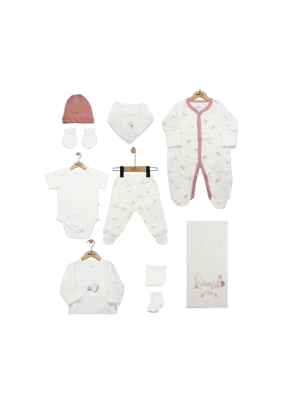 Bistyle 10lu Hastane Çıkışı Müslin Starfish Wishes 11120 Pembe Pembe