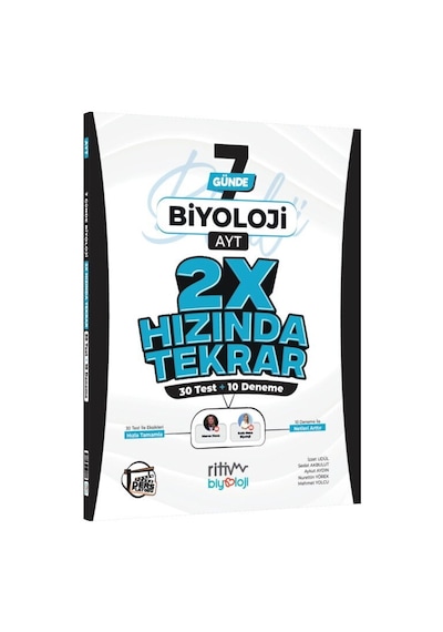 Ritim Biyoloji Ayt Biyoloji Ders Platosu 7 Günde 2x Hızında Tekrar Deneme
