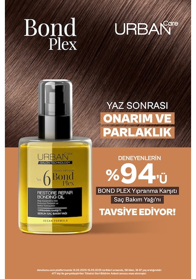 No.6 Bond Plex Restore Repair Yıpranma Karşıtı Serum Saç Bakım Yağı Ve Maske 2'li Set-vegan