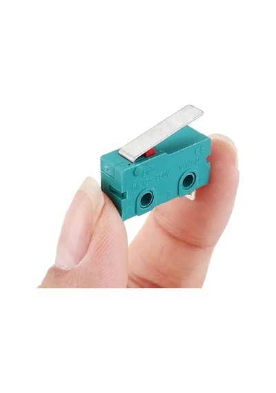 Koodmax 5 Adet Limit Anahtarı Basmalı Düğme Anahtarı Kw4-3z-3 Mikro Limit Sensörü 2pin 5a 250v