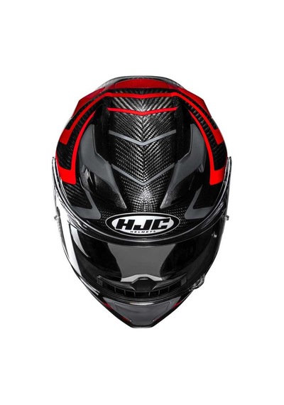 Hjc F71 Carbon Nevıo Mc1 Kask Siyah Kırmızı