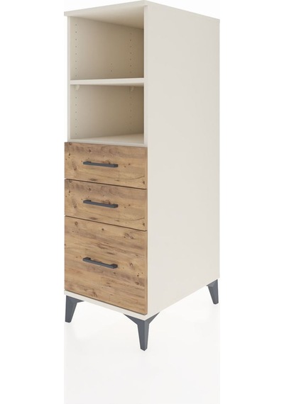 Kronos Dolap 2 Raflı 3 Çekmeceli 44x59x134 Aytaşı-çam Aytası