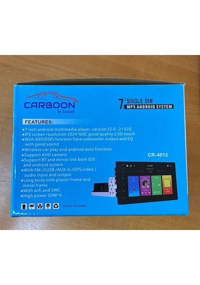 Carboon 4012 7'' Androıd Tofaş Serisi Video Destekli Bluetooth Wifi Usb Oto Teyp