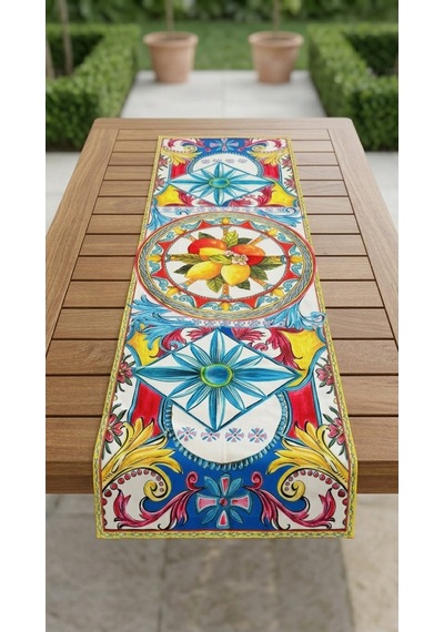 Solea Ivory Runner Çok Renkli