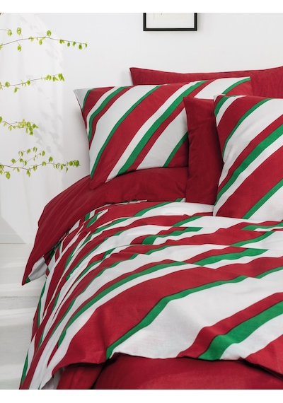 Cozy Home Festive Çift Kişilik Lastikli Çarşaflı Nevresim Takımı Merry Kırmızı Kırmızı