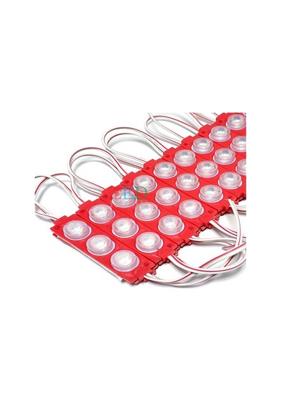 12V Power 3W KIRMIZI Modül Led 5'Lİ
