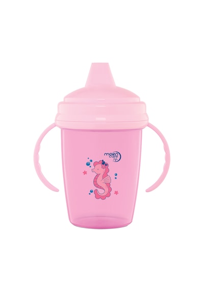 Life Enjoy Akıtmaz PP Alıştırma Bardağı Pembe 240 ML Pembe