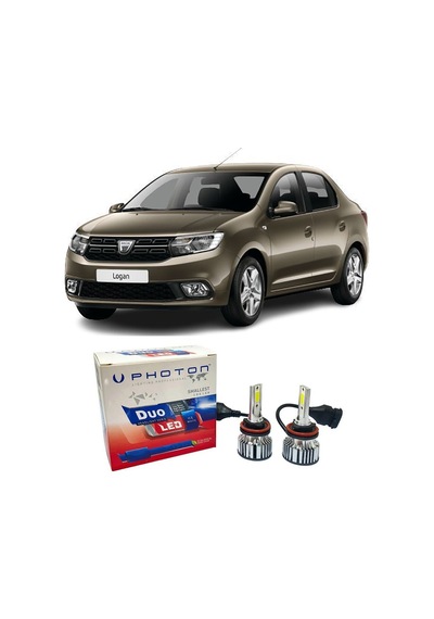 Dacia Logan Kısa Far Ampulü H7 Duo Yeni Seri Beyaz 2012-2021