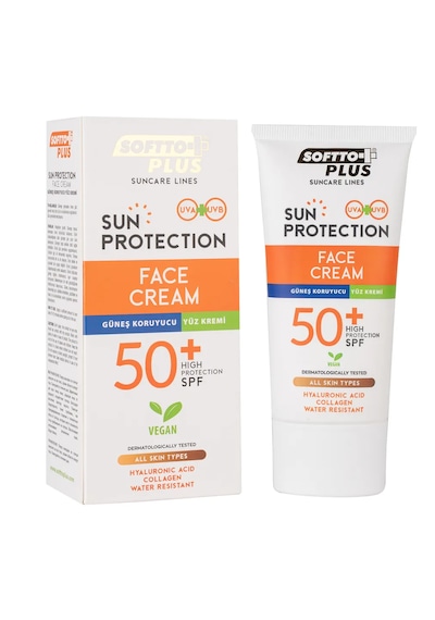 Softto Plus Güneş Koruyucu Yüz Kremi SPF50+ 75 ML