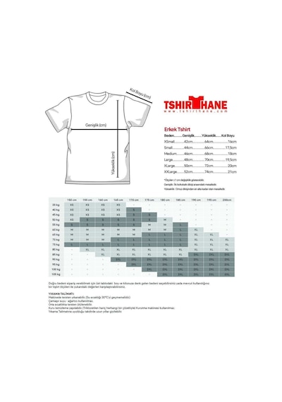 Tshirthane The Only Truth Komik Baskılı Erkek Dar Kesim Slim Fit T-shirt Beyaz