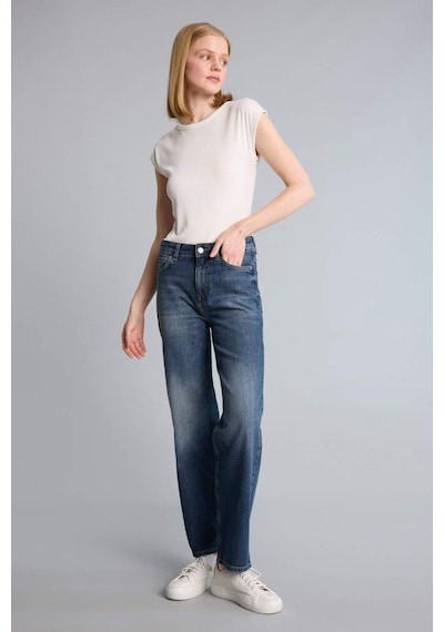 Defacto Comfort Straıght Yüksek Bel Düz Paça Bilek Boy Jean Pantolon H2109ax26smnm35 Mavi-nm35 Defacto Comfort Straıght Yüksek Bel Düz Paça Bilek Boy Jean Pantolon H2109ax26smnm35 Mavi-nm35