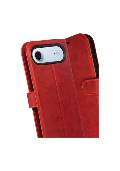 Ilkeshop Newface Apple iPhone Uyumlu 17 Air Trend S Plus Kapaklı Kılıf - Kırmızı