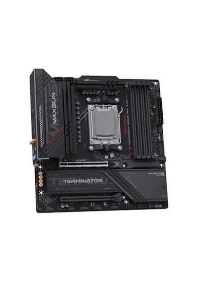 Maxsun Termınatör B850m Pro Dark Wıfı7 Ddr5 Hdmı-dp Typec Pcıe 5.0 1851p Matx