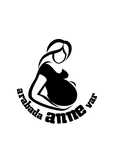 Arabada Anne Var Sticker 10 X 10 Cm