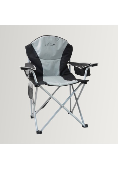 Nurgaz Ng-c061 Campout Katlanır Hazar Kamp Sandalyesi Gri Siyah