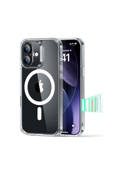 Esr Apple Uyumlu iPhone 17 Classic Hybrid Magsafe Kılıf - Kamera Kontrol Buton - Şeffaf Transparent