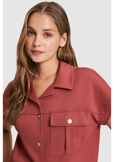 U.s. Polo Assn. Kadın Vişne Gömlek Örme 50325372-vr223