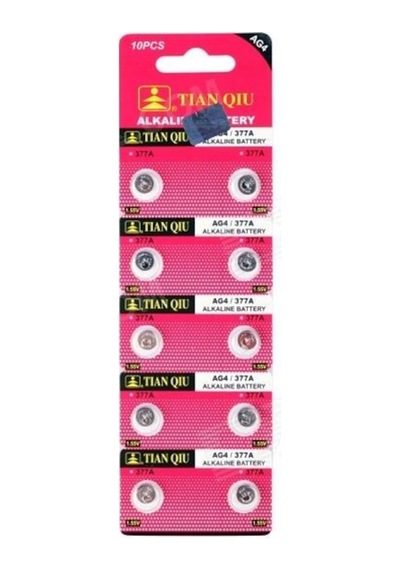 Tıanqıu Ag4 Lr626/377 Alkalin 10'Lu Düğme Pil
