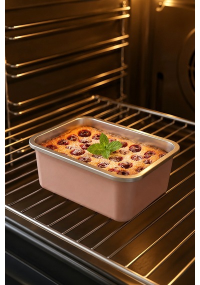 Stainless Paslanmaz Çelik Vakumlu Saklama Kabı,fırın Ve Kek Kabı 1,3lt Yemek Kabı Sefer Tası Pembe