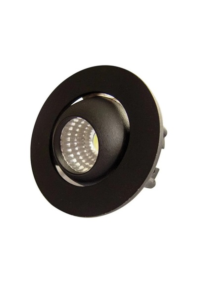Ack 3w 4000k Led Spot Armatür Siyah Kasa