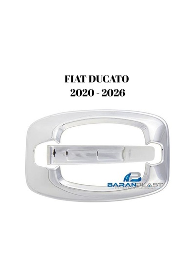 Fiat Ducato 2020 2021 2022 2023 2024 2025 2026 Uyumlu Krom Dış Kapı Kolu Kaplama Kapağı Ve Çerçevesi Tekli