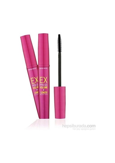 Pastel Maskara Express Volume + Length 2 Adet Black