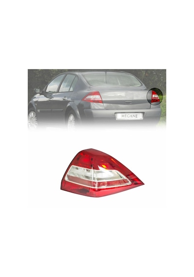 Renault Megane 2 Sağ Arka Stop Lambası 2006--2009 N11.17191