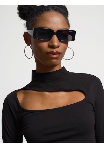 Loft Fitted Kadın Top Siyah