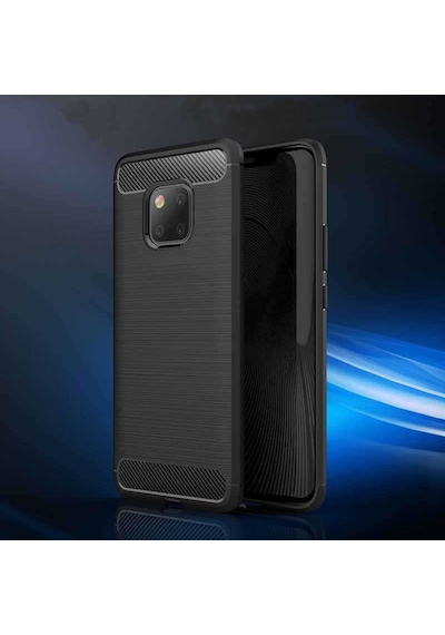 Huawei Mate 20 Pro Kılıf Zore Room Silikon Kapak Siyah