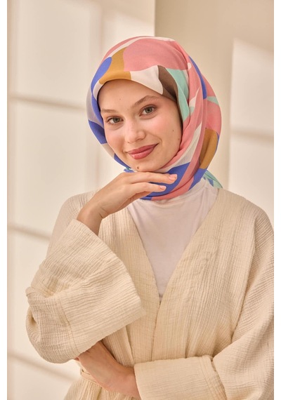 Silk Home Aura Eşarp 140001-10 Mint, Mor, Yeşil, Taba, Pembe, Kahve