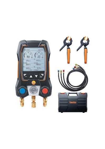 Testo 550s Manifold Ve Hortum Seti 4000 Psi 5/16 R410a