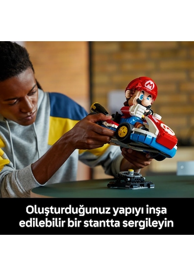 LEGO® Super Mario™: Mario Kart™  Mario ve Standard Kart 72037 - Yetişkinler için Koleksiyonluk Yaratıcı Sergileme Modeli Yapım Seti (1972P)