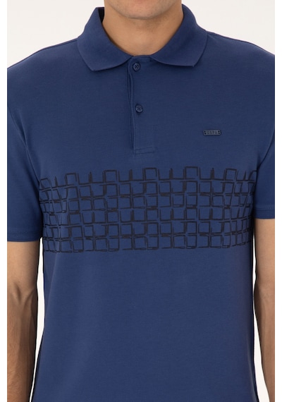 U.S. Polo Assn. U.s. Polo Assn. Erkek İndigo Tişört 50324789-vr028