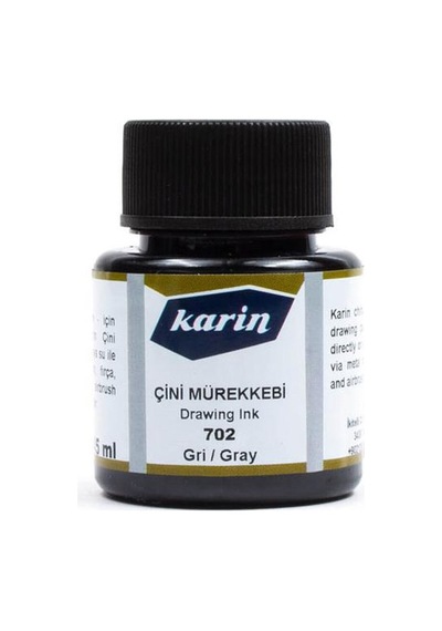 Karin Çini Mürekkebi 45Ml - Gri