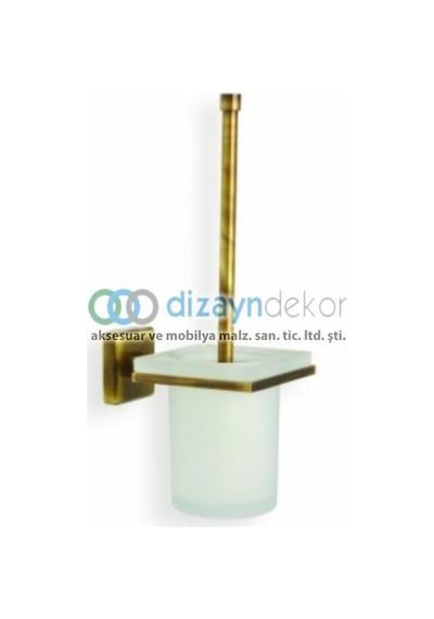 Klozet Fırçası Montajlı Antik Bronz