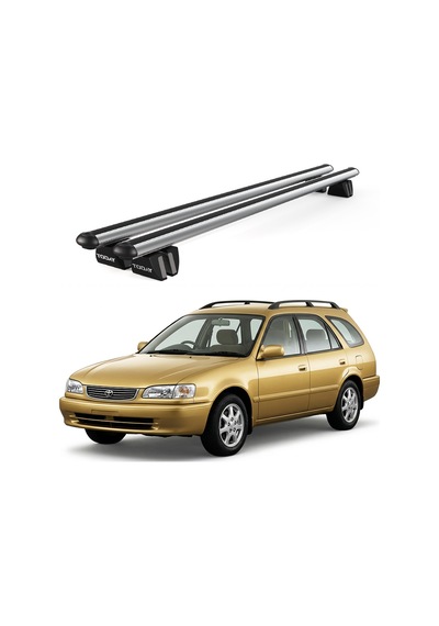 Pençe Toyota Corolla Sw 1998-1999 Uyumlu Gri Ara Atkı 109cm Port Bagaj Tavan Barı