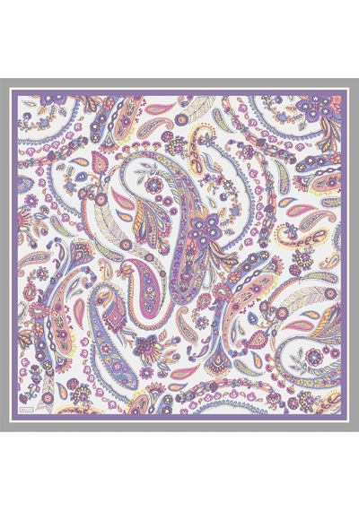 BELLİ Saf İpek Eşarp 4111d02 Twill İpek -35 Gri Gri