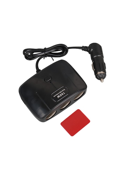 Xtechnx Cihan25574 Olesson 1635 12-24v Çift Usb Girişli 100w 70 Cm Kablolu 3'lü Araç Çakmak Çoklayıcı Kod:25574