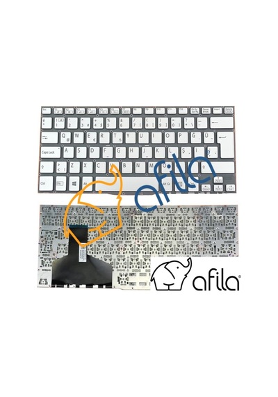Sony Vaio Svf13n1l2e, Svf13n1l2r, Svf13n1x2e Notebook Klavyesi Gri Tr