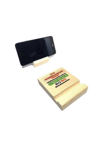 Ahşap Telefon Tablet Standı Telefon Tutucu Promosyon